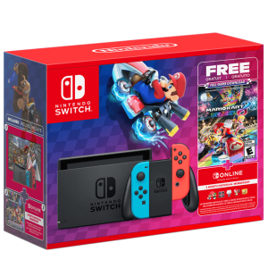 Consola Nintendo Switch | Incluye Juego Mario Kart 8 Deluxe + 3 Meses Suscripción Nintendo Online Consola Nintendo Switch | Incluye Juego Mario Kart 8 Deluxe + 3 Meses Suscripción Nintendo Online
